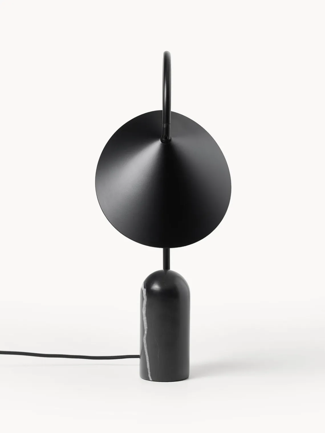 Lámparas De Mesa|Lámparas De Techo>Ferm Living Lámpara de mesa grande ajustable con base de mármol Arum Mármol negro