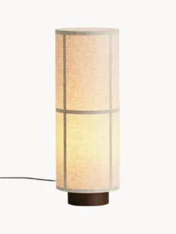 Discount Lámpara de mesa grande artesanal de lino Hashira Lámparas De Mesa|Lámparas De Techo