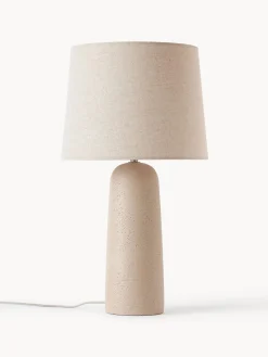 Clearance Lámpara de mesa grande con base de cemento Kaya Lámparas De Mesa|Lámparas De Techo