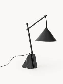 Clearance Lámpara de mesa grande con base de mármol Reyna Lámparas De Mesa|Lámparas De Techo