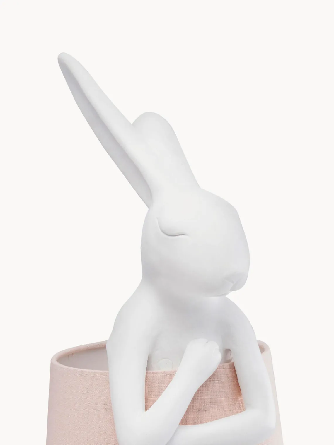 Lámparas De Mesa|Lámparas De Techo>Kare Design Lámpara de mesa grande de diseño Rabbit Blanco, rosa claro