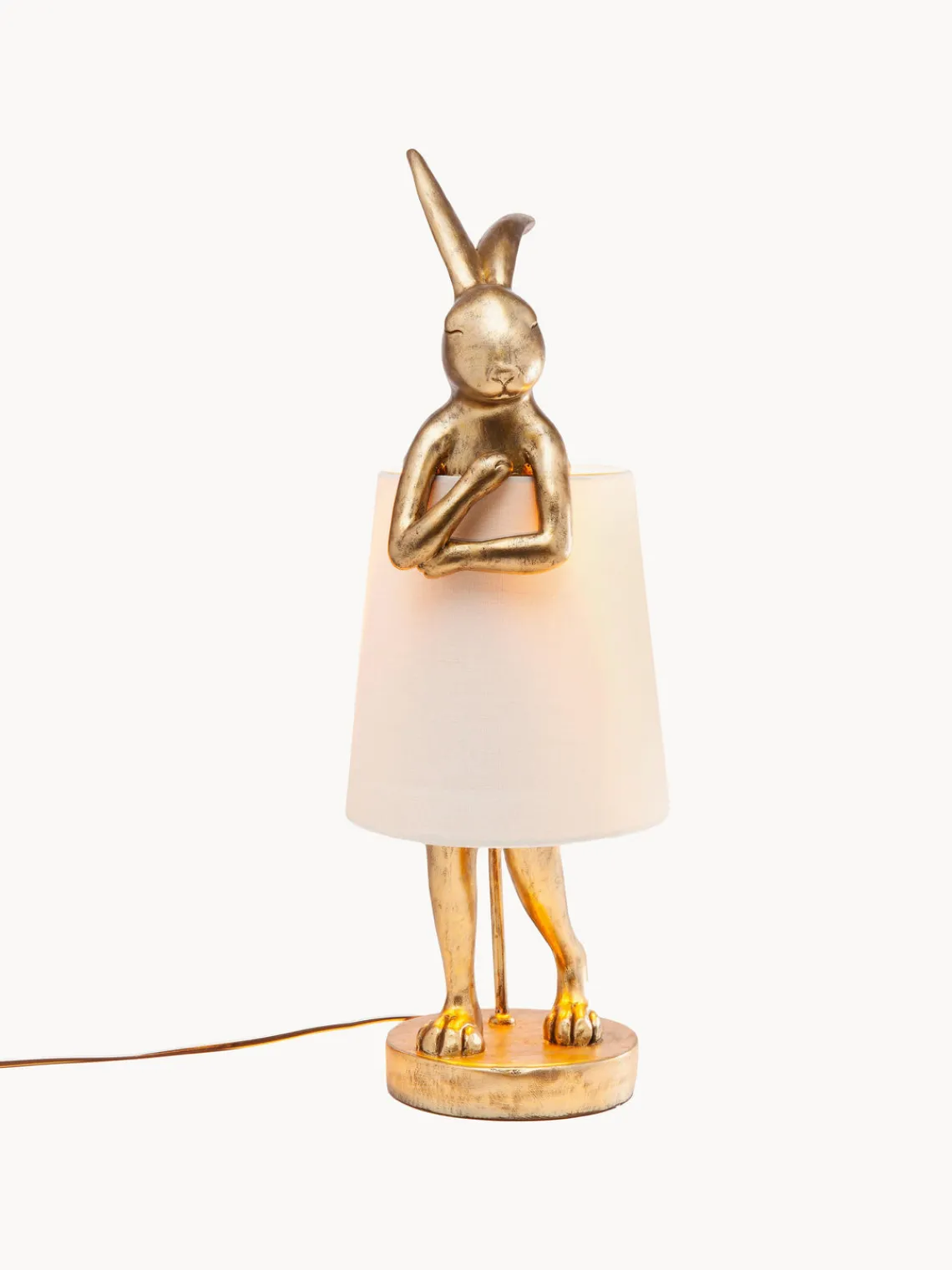 New Lámpara de mesa grande de diseño Rabbit Lámparas De Mesa|Lámparas De Techo