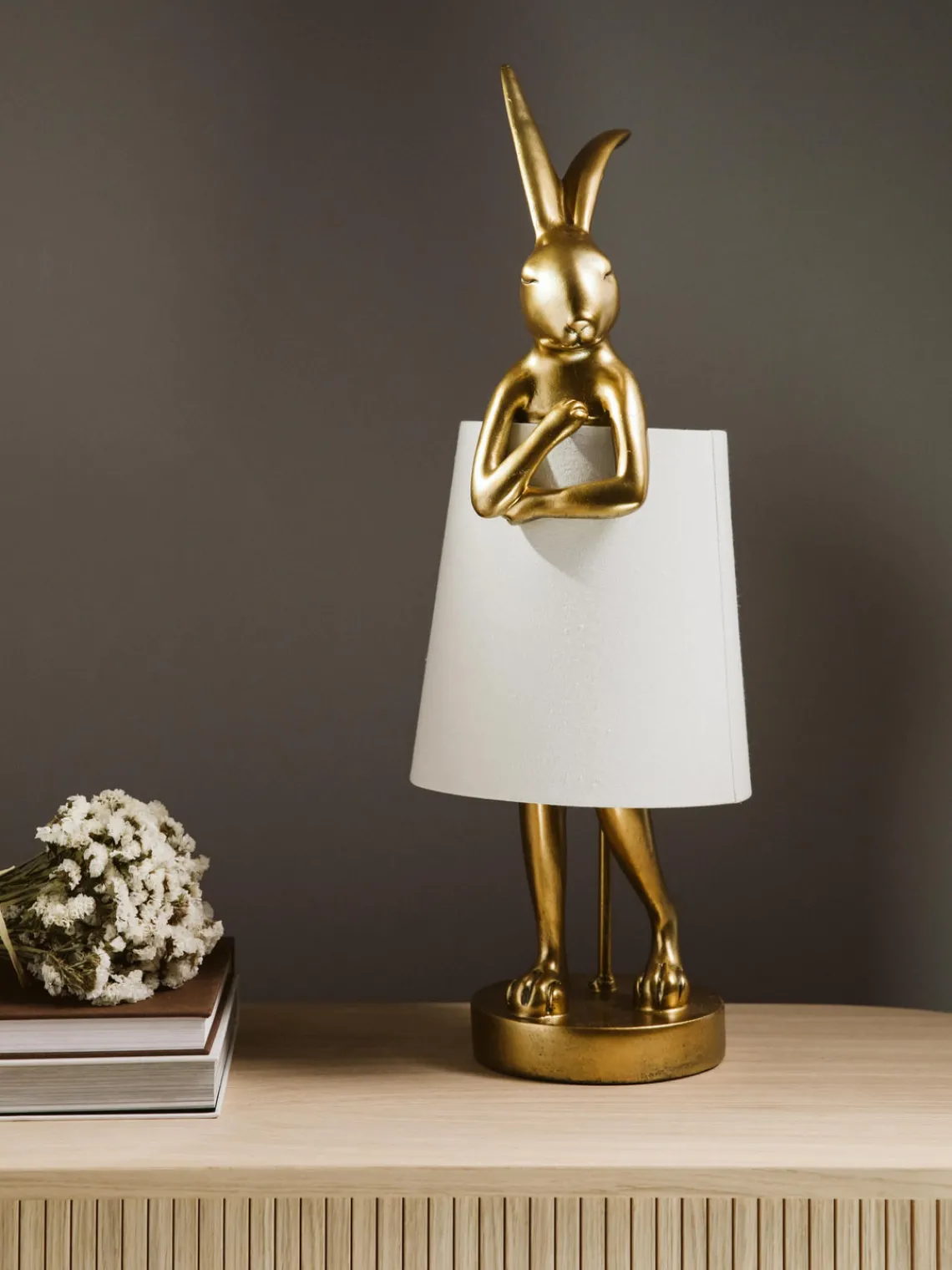 New Lámpara de mesa grande de diseño Rabbit Lámparas De Mesa|Lámparas De Techo