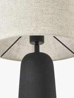 Lámparas De Mesa|Lámparas De Techo></noscript>Westwing Collection Lámpara de mesa grande de cemento Kaya Gris antracita, blanco crema