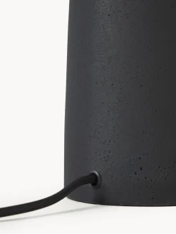 Lámparas De Mesa|Lámparas De Techo></noscript>Westwing Collection Lámpara de mesa grande de cemento Kaya Gris antracita, blanco crema