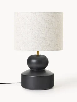 Outlet Lámpara de mesa grande de cerámica Georgina Lámparas De Mesa|Lámparas De Techo