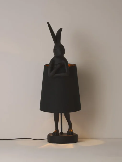 Lámparas De Mesa|Lámparas De Techo>Kare Design Lámpara de mesa grande de diseño Rabbit Negro