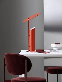 Lámparas De Mesa|Lámparas De Techo></noscript>Verpan Lámpara de mesa grande de diseño Verner Panton Reflect Rojo