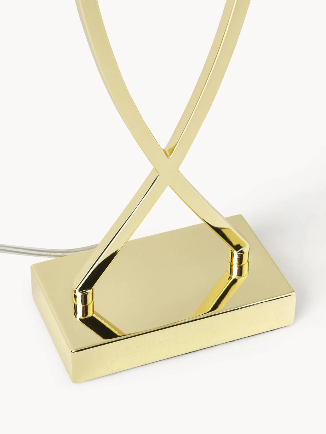 Lámparas De Mesa|Lámparas De Techo>Westwing Collection Lámpara de mesa grande Vanessa Dorado, blanco