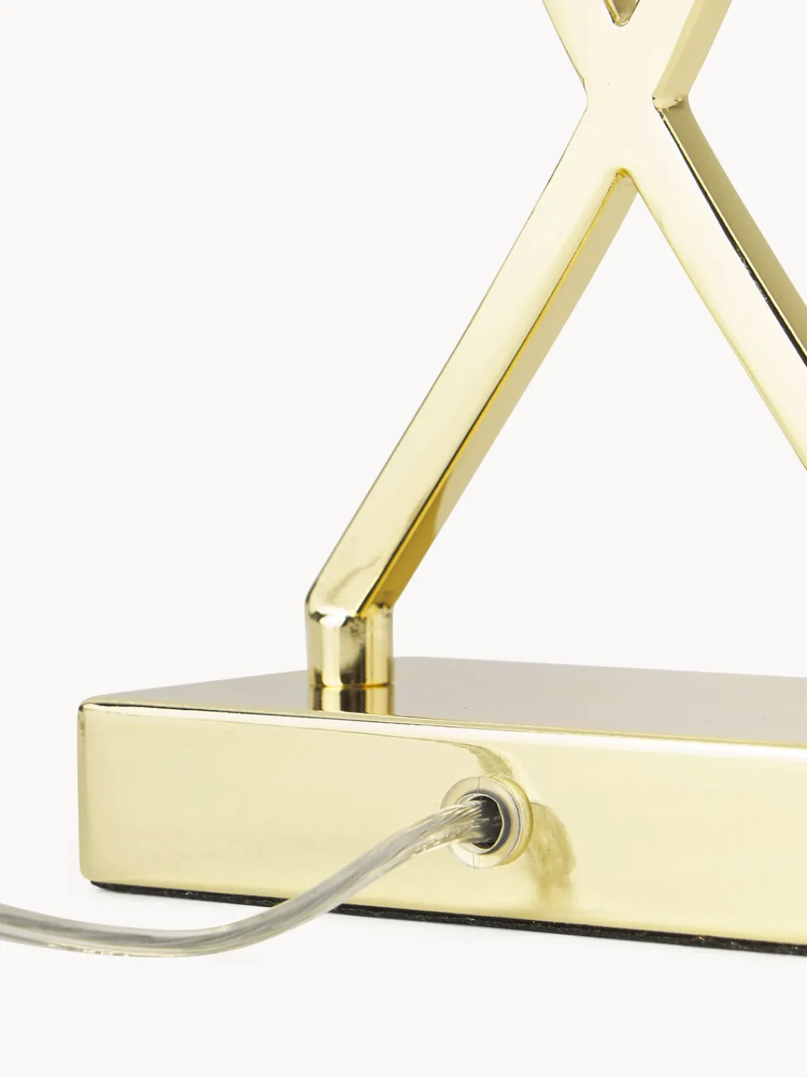 Lámparas De Mesa|Lámparas De Techo>Westwing Collection Lámpara de mesa grande Vanessa Dorado, blanco