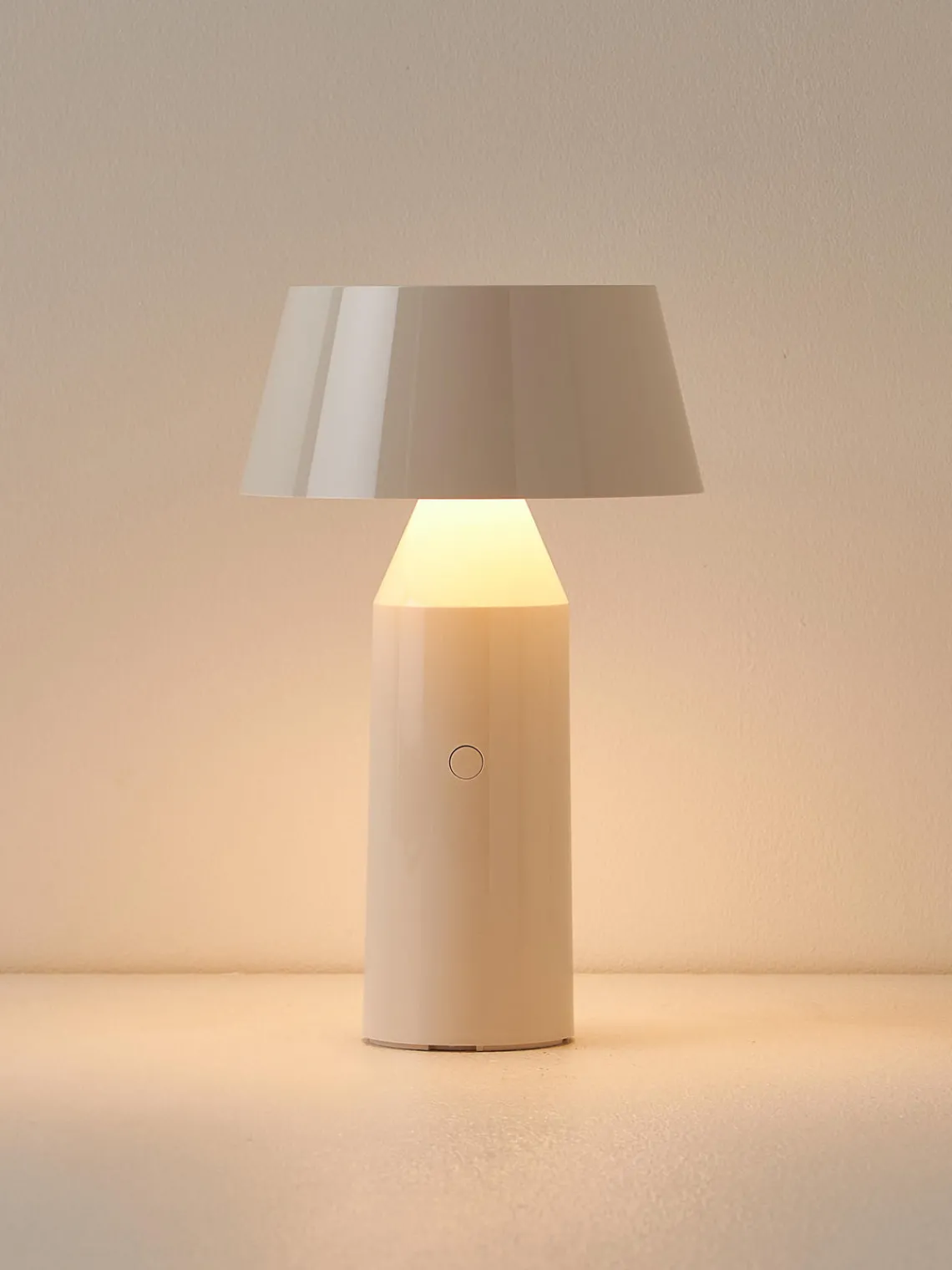 Lámparas De Mesa|Lámparas De Mesita De Noche>Marset Lámpara de mesa LED Bicoca, con pantalla ajustable regulable, pórtatil Blanco Off White brillante, blanco