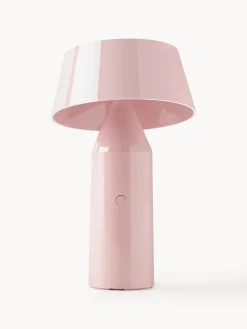 Lámparas De Mesa|Lámparas De Techo>Marset Lámpara de mesa LED con pantalla ajustable regulable Bicoca, pórtatil Rosa claro brillante, blanco Off White