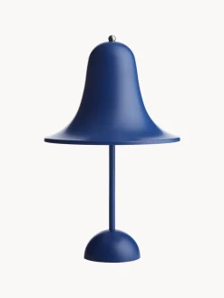 Lámparas De Mesa De Exterior|Lámparas De Mesa>Verpan Lámpara de mesa LED de diseño Verner Panton Pantop, portátil Azul oscuro mate