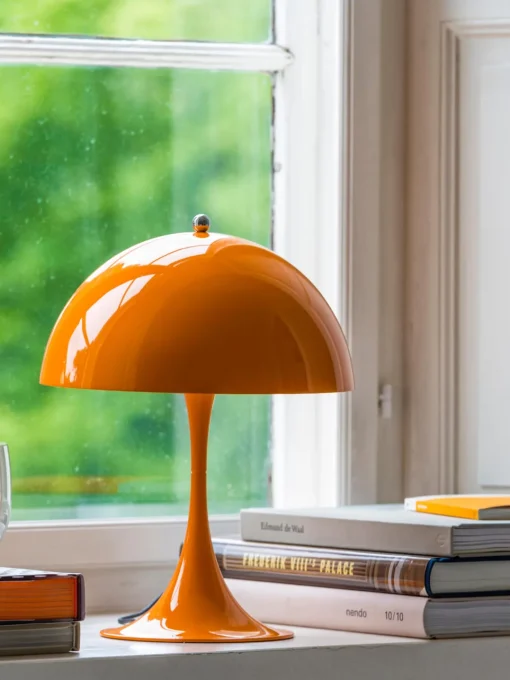 Lámparas De Mesa|Lámparas De Techo>Louis Poulsen Lámpara de mesa LED Panthella 250, diseño Verner Panton Acero naranja