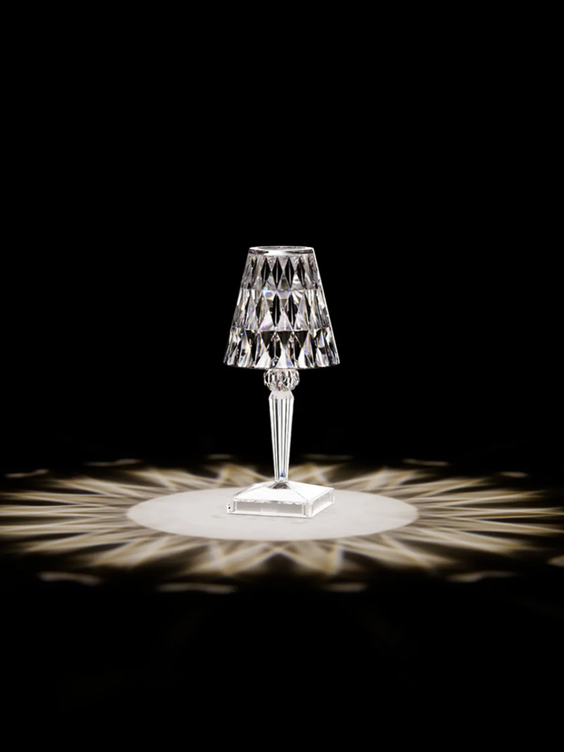 Lámparas De Mesa|Lámparas De Techo>Kartell Lámpara de mesa LED para exterior Battery, 30 cm Transparente