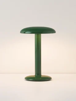 Lámparas De Mesa|Lámparas De Techo></noscript>Flos Lámpara de mesa LED pequeña regulable Gustave, portátil Verde brillante