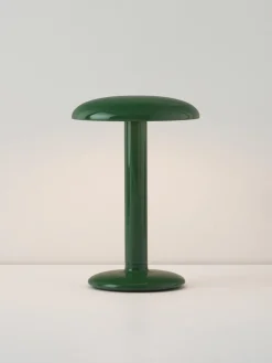 Lámparas De Mesa|Lámparas De Techo></noscript>Flos Lámpara de mesa LED pequeña regulable Gustave, portátil Verde brillante