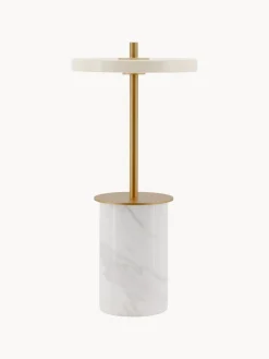 Online Lámpara de mesa LED pequeña regulable de mármol Asteria, portátil Lámparas De Mesa|Lámparas De Techo