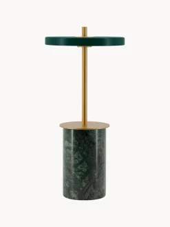 Sale Lámpara de mesa LED pequeña regulable de mármol Asteria, portátil Lámparas De Mesa|Lámparas De Techo