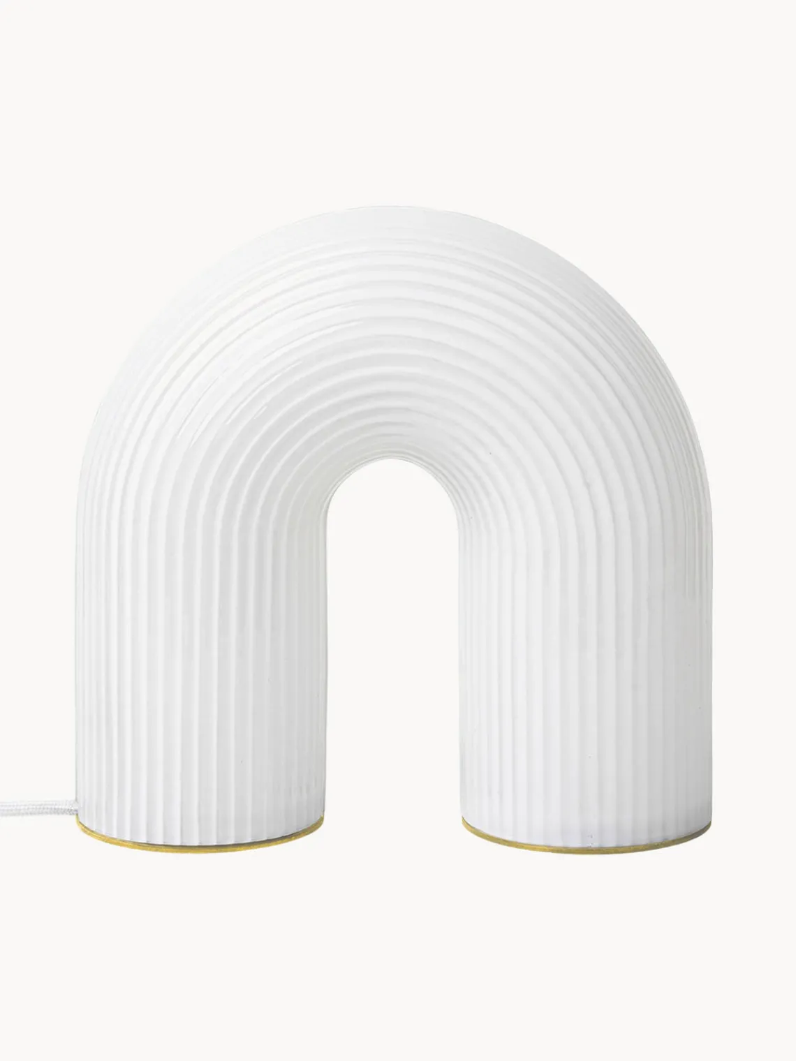 Lámparas De Mesa|Lámparas De Techo>Ferm Living Lámpara de mesa LED regulable con estructura estriada Vuelta, tamaños diferentes