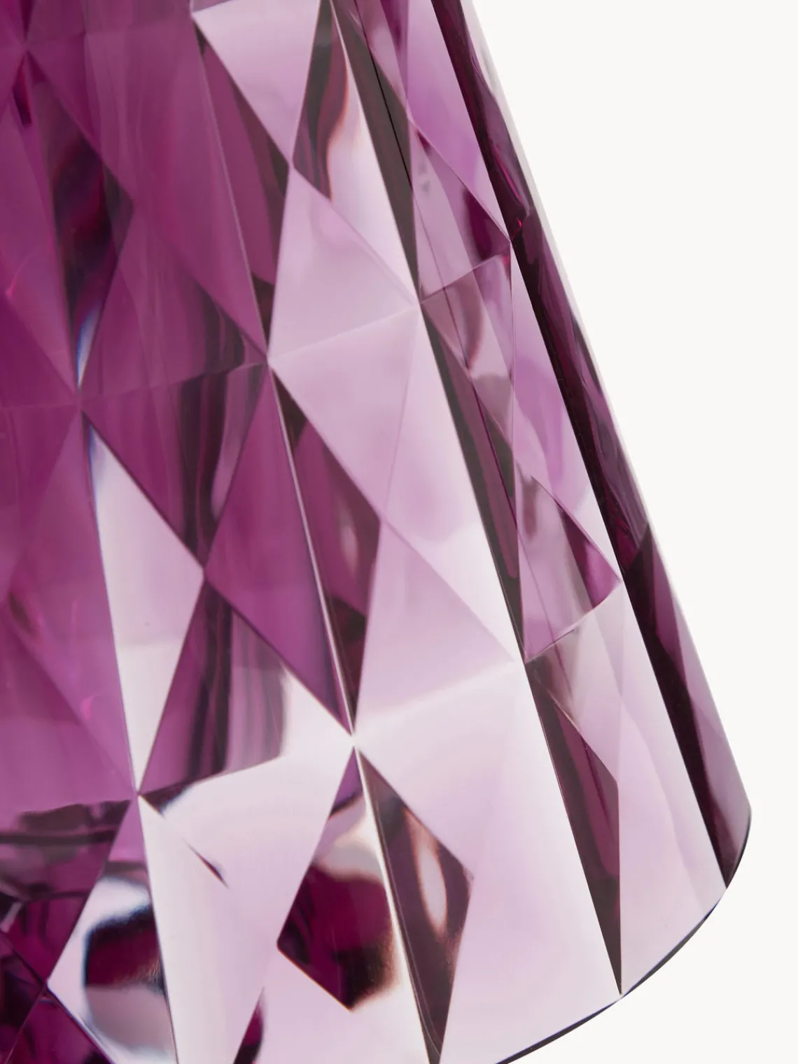 Lámparas De Mesa De Exterior|Lámparas De Mesa De Exterior>Kartell Lámpara de mesa LED regulable Big Battery, Al 37 cm Ciruela