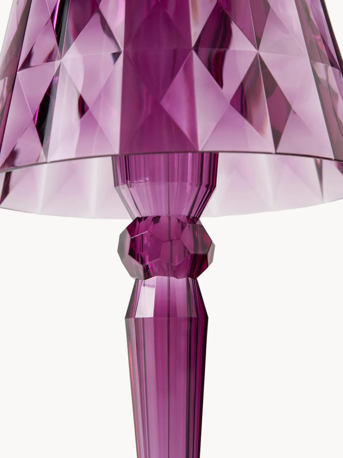 Lámparas De Mesa De Exterior|Lámparas De Mesa De Exterior>Kartell Lámpara de mesa LED regulable Big Battery, Al 37 cm Ciruela