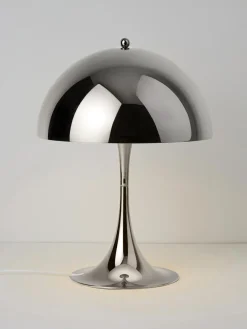 Lámparas De Mesa|Lámparas De Techo></noscript>Louis Poulsen Lámpara de mesa LED regulable con temporizador Panthella, 34 cm Acero plateado