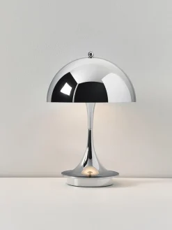 Online Lámpara de mesa LED regulable Panthella de diseño Verner Panton, 24 cm, portátil Lámparas De Mesa|Lámparas De Techo