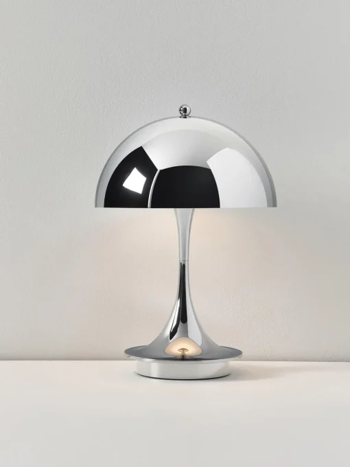 Online Lámpara de mesa LED regulable Panthella de diseño Verner Panton, 24 cm, portátil Lámparas De Mesa|Lámparas De Techo