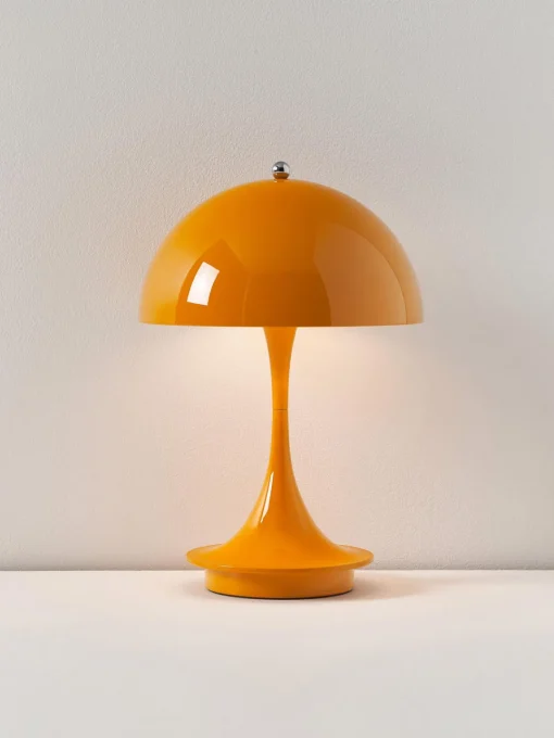 Lámparas De Mesa De Exterior|Lámparas De Mesa>Louis Poulsen Lámpara de mesa LED regulable Panthella 160, diseño Verner Panton Plástico naranja
