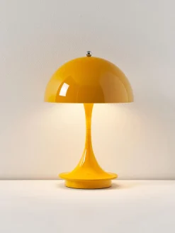 Lámpara de mesa LED regulable Panthella de diseño Verner Panton, 24 cm, portátil Lámparas De Mesa|Lámparas De Techo