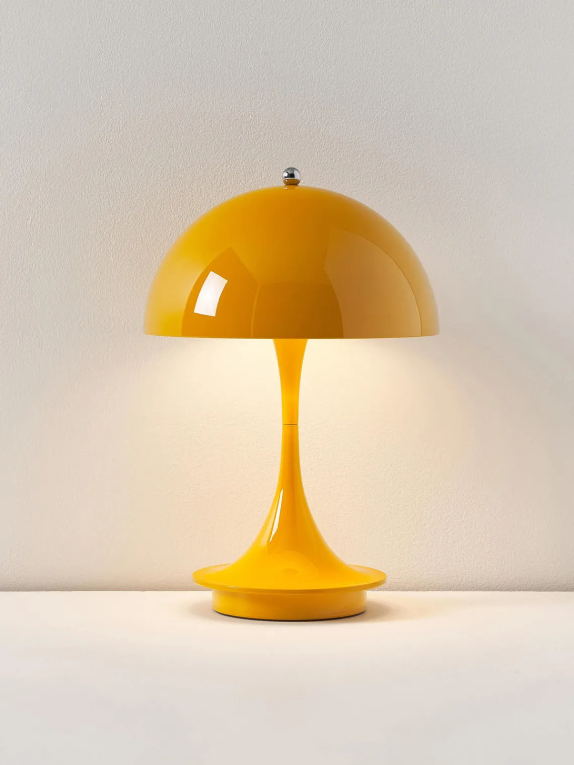 Lámpara de mesa LED regulable Panthella de diseño Verner Panton, 24 cm, portátil Lámparas De Mesa|Lámparas De Techo