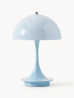 Lámparas De Techo|Lámparas De Mesa>Louis Poulsen Lámpara de mesa LED regulable con temporizador Panthella, 24 cm, portátil Plástico azul claro