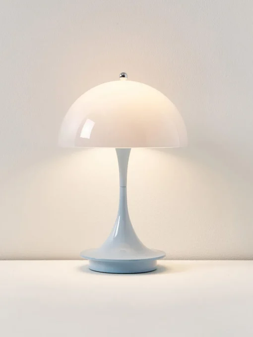 Lámparas De Techo|Lámparas De Mesa>Louis Poulsen Lámpara de mesa LED regulable con temporizador Panthella, 24 cm, portátil Plástico azul claro