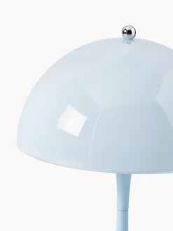 Lámparas De Techo|Lámparas De Mesa></noscript>Louis Poulsen Lámpara de mesa LED regulable con temporizador Panthella, 24 cm, portátil Plástico azul claro