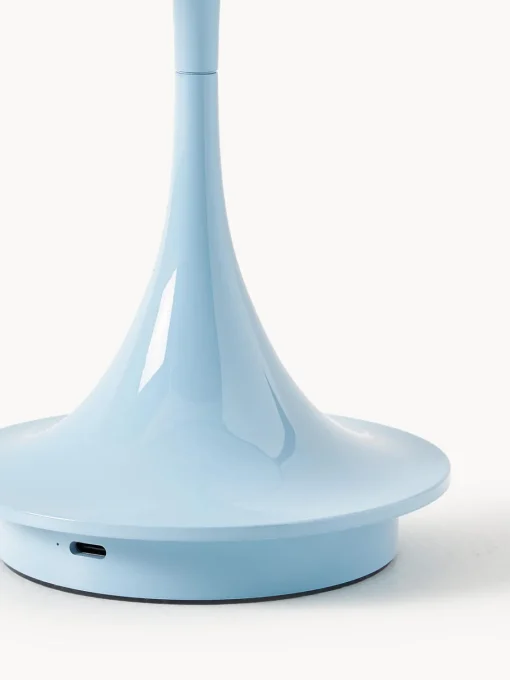 Lámparas De Techo|Lámparas De Mesa>Louis Poulsen Lámpara de mesa LED regulable con temporizador Panthella, 24 cm, portátil Plástico azul claro
