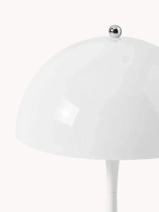 Lámparas De Mesa De Exterior|Lámparas De Mesa>Louis Poulsen Lámpara de mesa LED regulable Panthella de diseño Verner Panton, 24 cm, portátil Plástico blanco