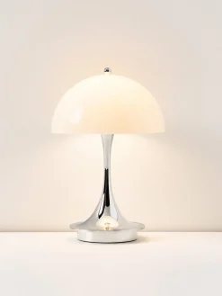 Best Lámpara de mesa LED regulable Panthella de diseño Verner Panton, 24 cm, portátil Lámparas De Mesa|Lámparas De Techo