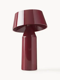 Lámparas De Mesa|Lámparas De Techo>Marset Lámpara de mesa LED regulable con pantalla ajustable Bicoca, pórtatil Rojo vino brillante, rojo coral