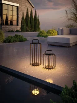 Lámparas De Mesa De Exterior|Lámparas De Mesa De Exterior>sompex Lámpara de mesa LED regulable para exterior Bangkok, portátil Negro