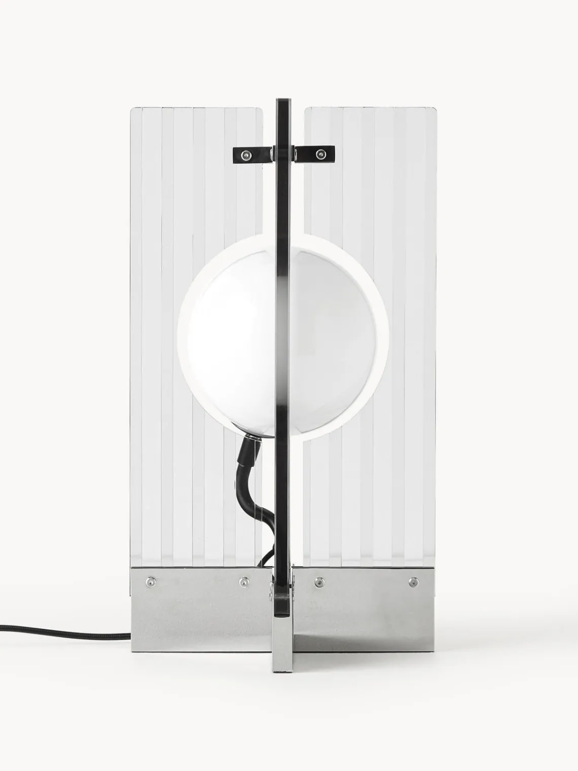 Lámparas De Mesa|Lámparas De Techo>Westwing Collection Lámpara de mesa Mills Gris claro, plateado