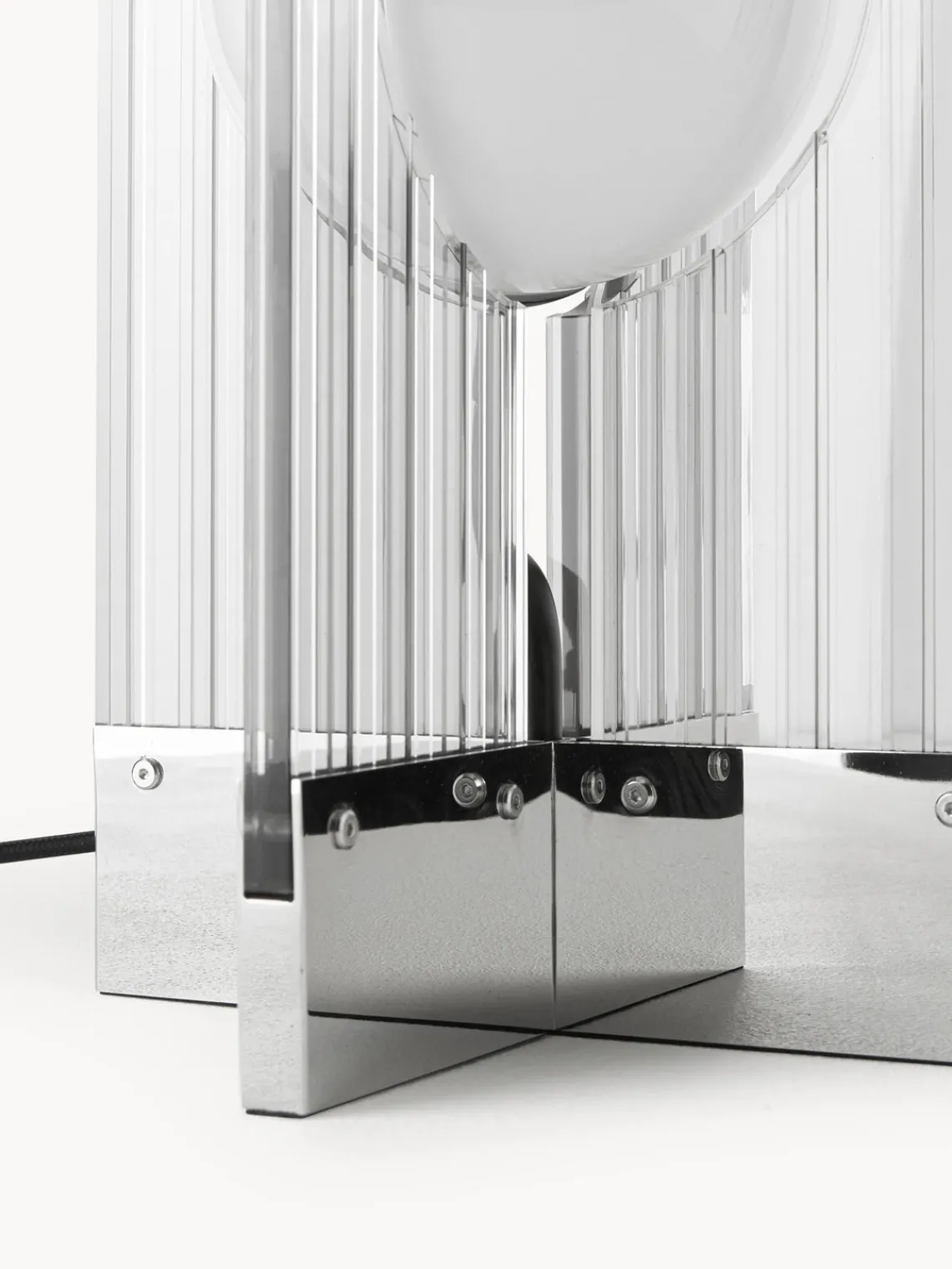 Lámparas De Mesa|Lámparas De Techo>Westwing Collection Lámpara de mesa Mills Gris claro, plateado