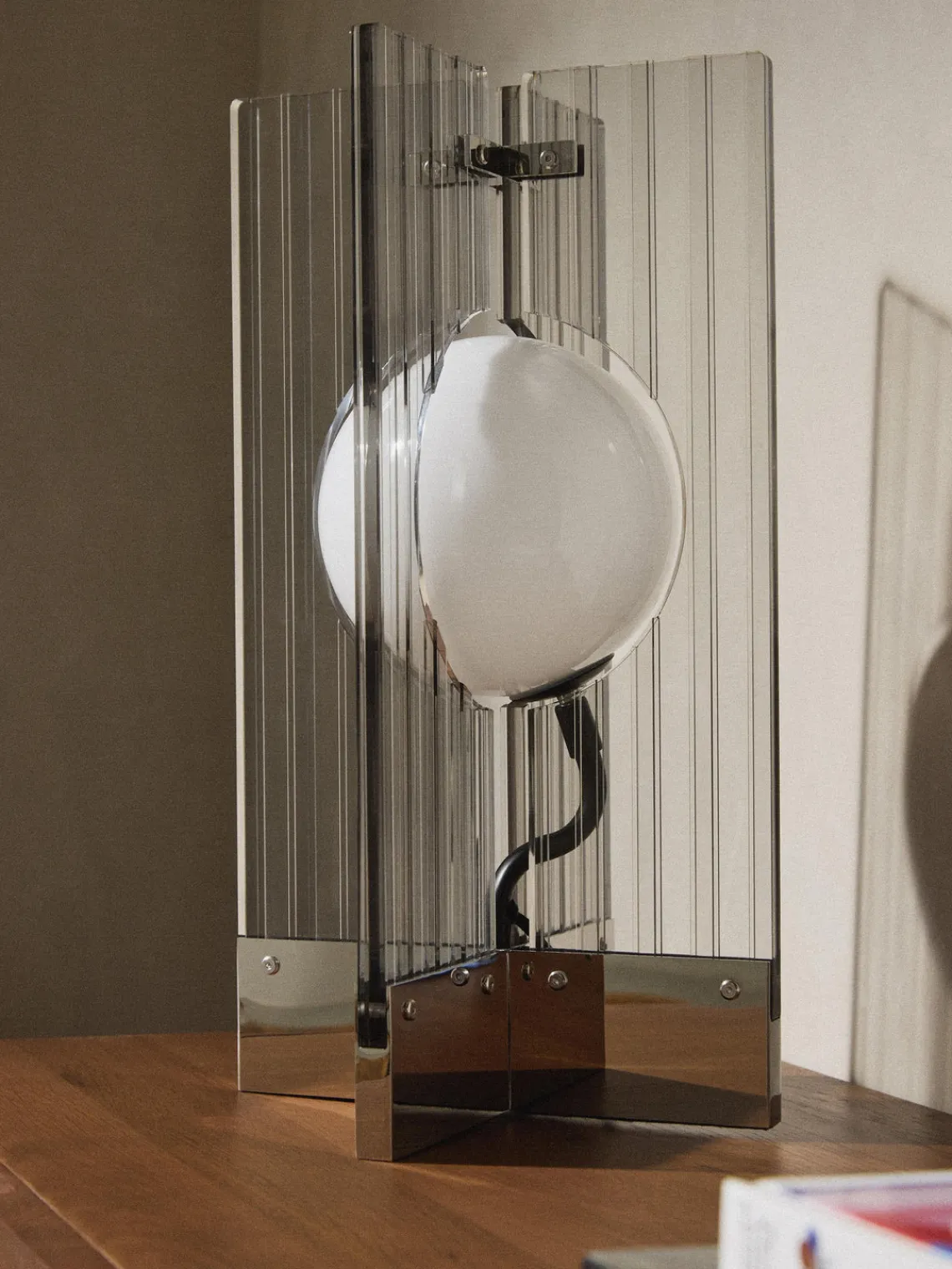 Lámparas De Mesa|Lámparas De Techo>Westwing Collection Lámpara de mesa Mills Gris claro, plateado