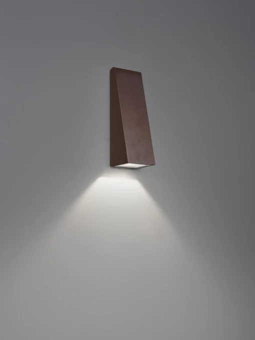 Apliques De Pared De Exterior|Apliques De Pared De Exterior>Artemide Lámpara de mesa mini LED Wedge Rojo óxido