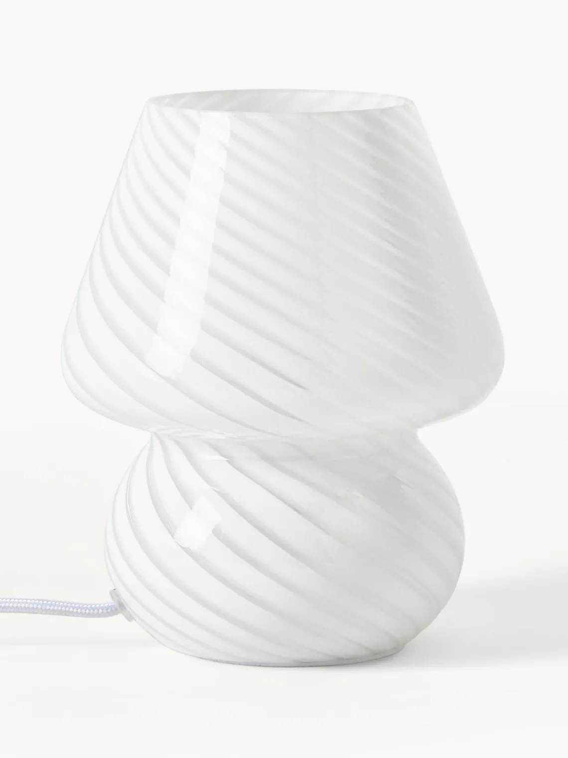 Lámparas De Mesa|Lámparas De Techo>Westwing Collection Lámpara de mesa pequeña de vidrio opalino Lareina