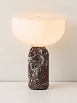 Lámpara de mesa pequeña de mármol Kizu, portátil Lámparas De Mesa|Lámparas De Techo