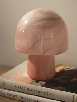 Clearance Lámpara de mesa pequeña efecto mármol Talia Lámparas De Mesa|Lámparas De Techo