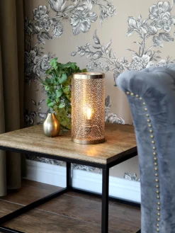 Clearance Lámpara de mesa pequeña Hermine, estilo boho Lámparas De Mesa|Lámparas De Techo