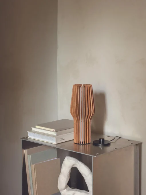 Lámparas De Mesa|Lámparas De Techo>Eva Solo Lámpara de mesa pequeña LED regulable Radiant, portátil Madera de roble