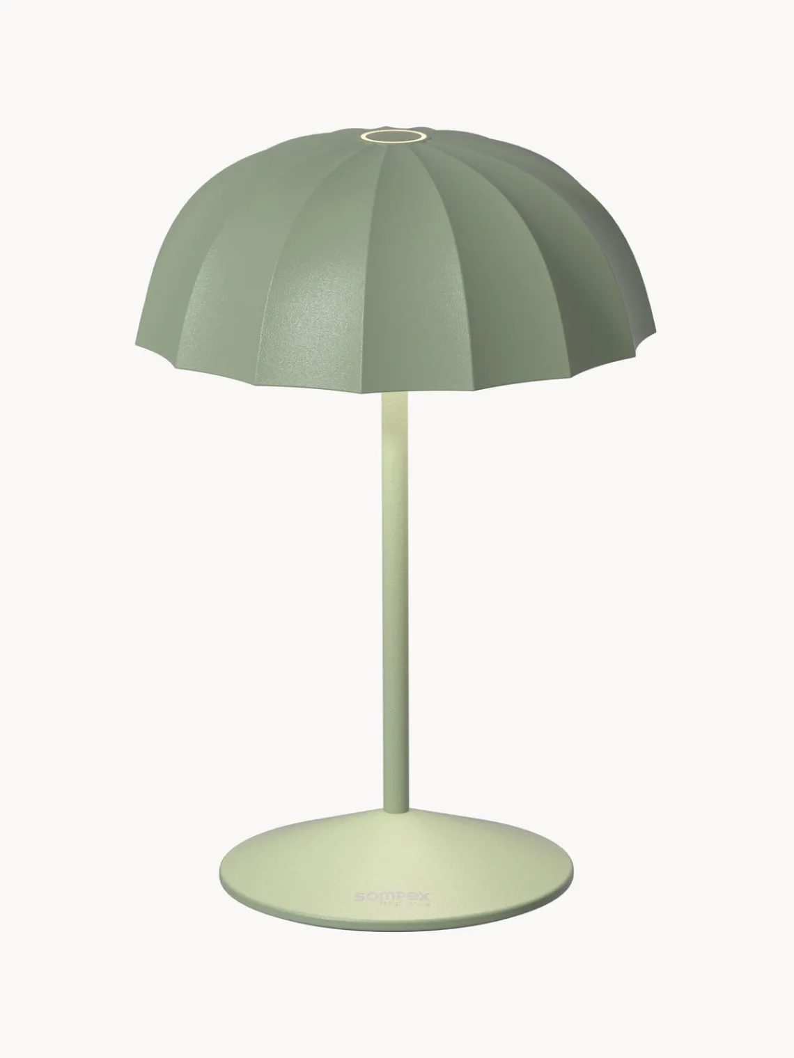 Lámparas De Mesa De Exterior|Lámparas De Techo>sompex Lámpara de mesa pequeña para exterior LED regulable Ombrellino, portátil Verde oliva